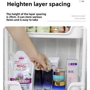 Nouveau chariot mobile à roues multicouches pour salles de bains dortoirs cuisines et support de rangement encastré du sol au plafond - Product Image 4