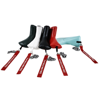 Housse de protection pour clubs de golf en cuir PU, accessoire de golf pour hommes et femmes, pour la pratique sur le parcours et les voyages