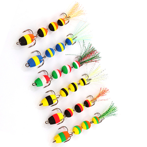 Leurre flottant en mousse EVA avec hameçons triples, hameçons barbelés en acier à haute teneur en carbone, leurre <span class=keywords><strong>de</strong></span> pêche bionique à longue portée pour l'eau douce - Product Image 2