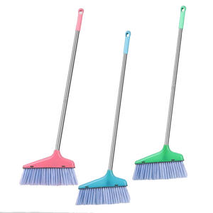 Conjunto de Vassoura Vertical Doméstica de Cabo Longo para Limpeza, Estilo Moderno, <span class=keywords><strong>Material</strong></span> PP, Cabeça de Vassoura com Pá e Cerdas Macias, Atacado Barato - Product Image 5