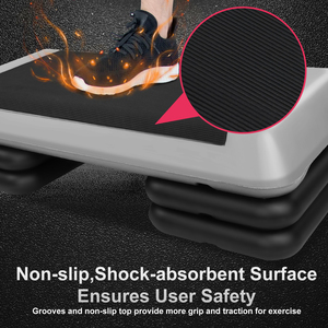 IUNNDS Mittelgroßes Sprungbrett Trainingsbank <span class=keywords><strong>Aerobic</strong></span>-Stepper Verstellbare Fitnessplattform Günstiger Kunststoff-<span class=keywords><strong>Aerobic</strong></span>-<span class=keywords><strong>Step</strong></span> - Product Image 5