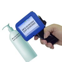 Mini Impresora de Codificación de Fechas de Caducidad Portátil, Impresora Térmica de Códigos de Barras de 12,7 mm, Impresora de Inyección de Tinta