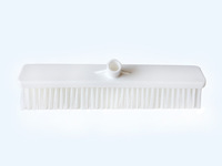 61020703 Brosse à plancher en fibres plastiques à long manche avec poils durs, durable, de qualité alimentaire, pour la maison et l'industrie, vente en gros