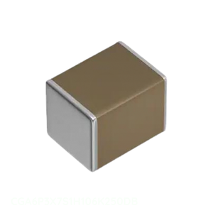 Condensador Cerámico MLCC de Montaje Superficial para Automoción, Grado 1210X7S50V10, 10 uF, CGA6P3X7S1H106K250DB - Product Image 1