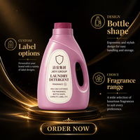 Lessive en poudre et liquide OEM Rose Crimosa, capsules de lessive, produits de nettoyage parfumés