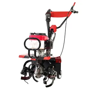 Farming Equipment Agricultural 4 Stroke 149CC Hand Push Rotary Gasoline Hoe Front Tine Cultivator Paddy Field Tiller