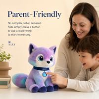 Peluche Interattivo AI con Chat Vocale, Racconti e Conversazioni Intelligenti, Personaggio di Peluche per Bambini e Intrattenimento Familiare