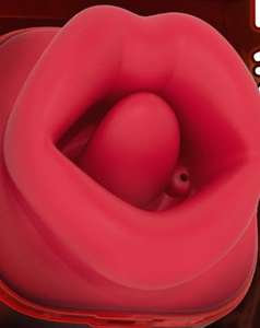 Lèche-langue en silicone liquide personnalisé en forme de langue, boîte cadeau exclusive, forme secrète, cadeau exclusif - Product Image 4