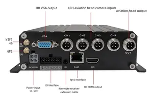 Новый Мини Автомобильный видеорегистратор 4CH SD MDVR AHD 1080P hisilicon GPS WIFI 4G мобильный видеорегистратор mdvr 4 canales 1080 4g 4G