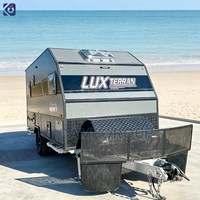 CAMPTRL 2026 Grande caravane spacieuse, maison mobile de grande capacité, camping-car familial avec plusieurs lits pour le camping en groupe