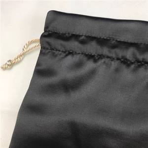 Sac à talons de <span class=keywords><strong>danse</strong></span> noirs personnalisé avec cordon de serrage, sac <span class=keywords><strong>latine</strong></span> en nylon, sac cosmétique imperméable en nylon - Product Image 2