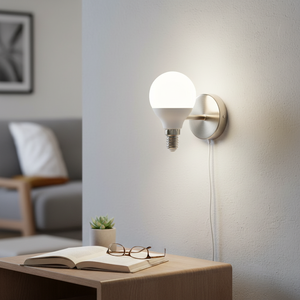 Lampada sferica Eco LED E14 6W 4000K 560Lm 45x83mm. (F-Bright Eco 2602938) - Product Image 3