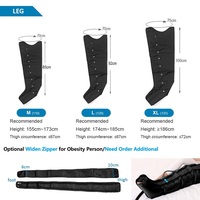 Bottes de compression d'air à 8 chambres de haute qualité, certifiées CE MDR, pour massage lymphatique et récupération des pieds, genoux et jambes