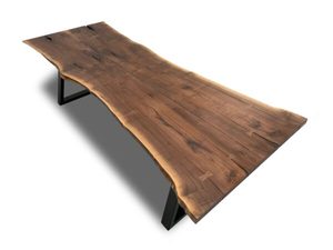 Tùy Chỉnh Thiết Kế Bookmatched Sống Cạnh USA Óc Chó Tấm Mộc Mạc Ăn Nhà Bếp Bảng Rắn Gỗ Tấm Ván Bảng - Product Image 4