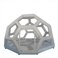 Camping gonflable extérieur dôme Transparent Football bulle tente publicité gonflable bulle maison