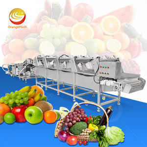 Línea Industrial Automática ORME para Lavado, Limpieza y Corte de Ensaladas, Lavadora y Secadora de Vegetales de Hoja Tipo Vortex - Product Image 1