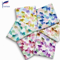 Tissu Popeline Uni 100% Coton Imprimé Numérique à Motif Floral Tissé Personnalisable à Faible MOQ pour Robe d'Été Garçon