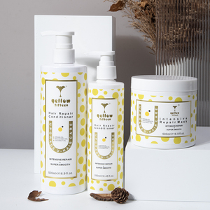 <span class=keywords><strong>Système</strong></span> de soin capillaire hydratant et nourrissant pour cheveux abîmés, bouclés et gras, avec shampoing réparateur et traitement intensif - Product Image 1