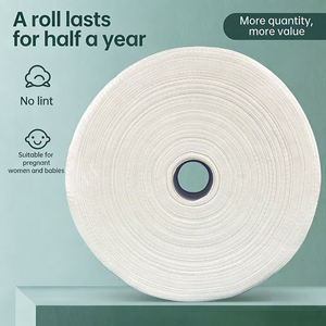 Rouleau de serviettes en coton hypoallergéniques douces jetables non tissées pour le nettoyage du visage des adultes - <span class=keywords><strong>Prix</strong></span> de gros pour paquet individuel - Product Image 3