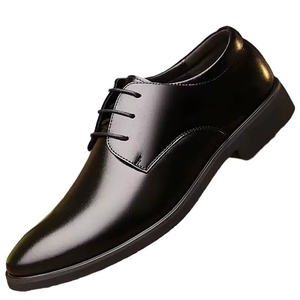 <strong>Men's</strong> Business Formal Artificial Leather <strong>Shoes</strong> Big <strong>Size</strong> Lightweight Soft Waterproof Trendy Single Low-Top Oxford Wedding Groom - Product Image 5