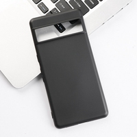 Couverture de téléphone en TPU noir mat souple en gros à bas prix pour Google Pixel 3 4 5 6 7 8 9 Pro 9a 8a 7a 9pro 8pro coque en silicone noir