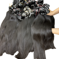 Extensions de cheveux vierges naturels 100% cheveux humains vietnamiens, tissage de haute qualité, lisses, double trame, toutes les couleurs, cheveux VQ