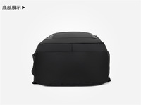 Sac à dos pour ordinateur portable imperméable Oxford réfléchissant 15,6 pouces pour étudiants, voyages, collège, école