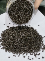 Granulés de colorant plastique noir Masterbatch haute fluidité, qualité pour le tirage, adaptés au moulage LDPE HDPE LLDPE PP PE