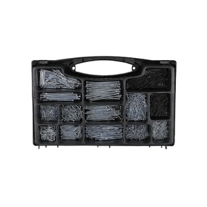 1390 pezzi di alta qualità Set di chiodi assortiti per pannello Pin copertura e filo chiodi progetti a mano strumenti di ferro con supporto OEM - Product Image 1