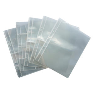 透明PPフロスト加工ステッカーカードポケットスリーブ 野球写真用黒コレクターカードアルバムバインダー - Product Image 1