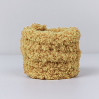 Fil chenille en velours corail extra dense de 15 mm pour la fabrication artisanale de petits chiens en fil torsadé, vente en gros, Chine Zhejiang