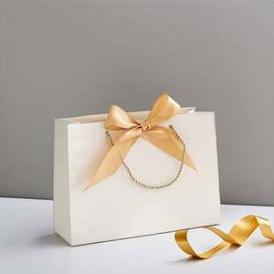 Bolsas de Compra de Papel Kraft Reciclable, Ligeras, con Diseño y Tamaño Personalizados, con Impresión Offset - Product Image 2