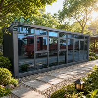 Maison préfabriquée modulaire de 20 pieds, maisonnette portable, cabane, bureau