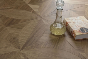 Elegante Suelo de Parqué de Roble Nogal Moderno, Suelo de Madera de Ingeniería Multicapa de Lujo para Interiores, con Recubrimiento UV, Instalación <span class=keywords><strong>Flotante</strong></span>, para Salón - Product Image 4
