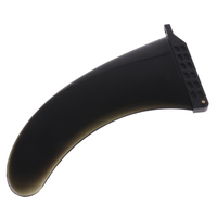Dérives de Surf en plastique noir, 1 pièce, 9 pouces, pour Longboard
