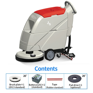 Công suất cao màu đỏ sàn thương mại làm sạch máy đẩy loại nút chà Máy nhà máy và siêu thị quét tự động - Product Image 2