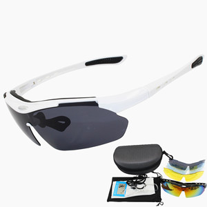 RBworld Polarized Cycling Glasses 5-Lens UV400 Sports Sunglasses Model 0089 for <b>Mountain</b> Road Bike - Product Image 3