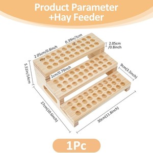 Wooden Multi Layer Storage Rack For Lipstick And <b>Makeup</b> Brushes Desktop Organizer 3 Floors Personal Care Display Stand - Product Image 3