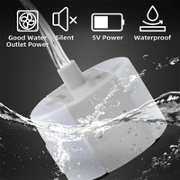 Pompe submersible silencieuse USB en gros SMA-800 DC 5V 1.5W 160L/H ABS pour fontaine à eau pour animaux de compagnie CE RoHS FCC OEM ODM