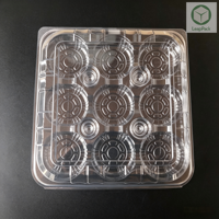 Conteneur en plastique PET transparent personnalisé et gaufré pour tartelettes aux œufs, gelée, hamburgers, nouilles – Solution de stockage alimentaire jetable