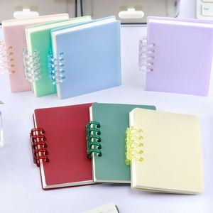 Cuaderno de Hojas Sueltas A7 Rosa Niebla y Azul Suave, Combinación de Sofisticación y Dulzura, Estilo Femenino Delicado y Bajo en Azúcar, Agenda para Regalos - Product Image 2