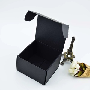 In Stock Black Kraft <b>Paper</b> Air Mail <b>Box</b> with Hot Stamping AE Core Triple Wall Extra Hard Corrugated Packaging - Product Image 2