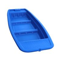Bateau en plastique PE rotomoulé anti-fuite et anti-ébrouillage avec flottabilité par injection d'eau, coque épaissie et stable, personnalisable