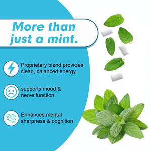 อาหารเสริมหมากฝรั่งคาเฟอีนเพื่อสุขภาพสำหรับผู้ใหญ่สร้างสมดุลพลังงานและอารมณ์หมากฝรั่งคาเฟอีนเพื่อสุขภาพ - Product Image 5