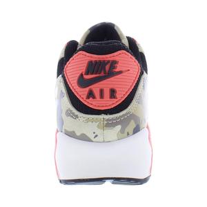 Zapatos Unisex Nike Air Max 90 Premium Color Caqui Claro, Negro y Magic Ember, Estilo Deportivo - Product Image 3
