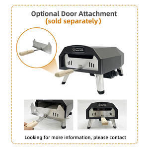 <span class=keywords><strong>Four</strong></span> à pizza miniature autonome en acier inoxydable avec pierre rotative, alimenté au gaz, pour hôtel, voiture et usage extérieur - Product Image 4
