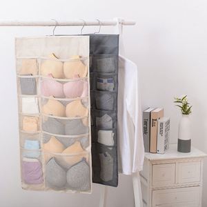Best Quality 6-Layer Over the Wall Fabric <b>Storage</b> <b>Box</b> Durable Non-Woven Hanging <b>Shelves</b> Side Mesh Pockets for Wardrobe Space - Product Image 1