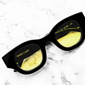 华而不实广州高品质品牌设计透明镜片太阳镜