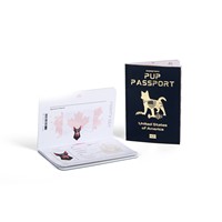 Vente flash : Passeport personnalisé en cuir imprimé couleur pour animaux de compagnie, cadeau