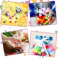 Bandes de papier origami Lucky Star à faible MOQ, couleurs unies et dégradées, papier à plier pour loisirs créatifs, commande d'essai, fournisseur d'usine en gros